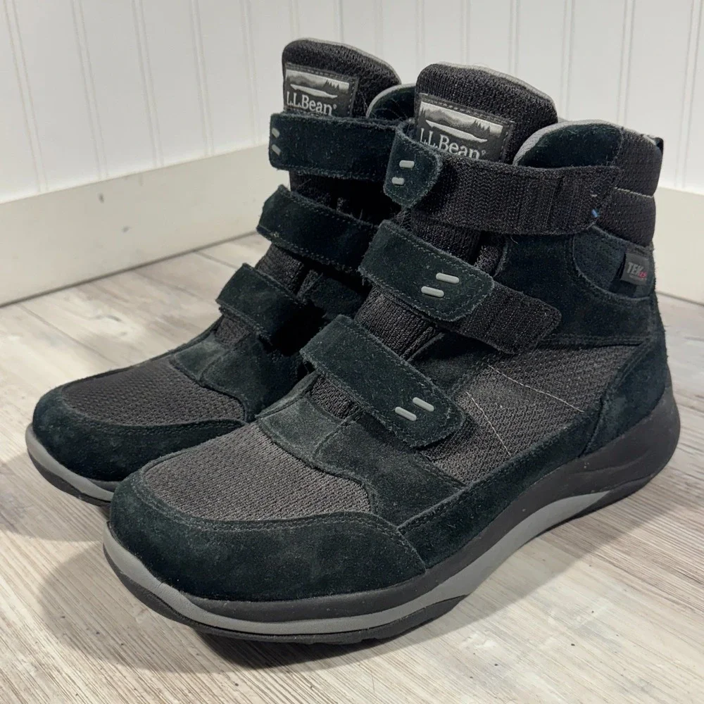 LL Bean Boots Mens Size 8 M TEK2.5 Primaloft Strap Winter Outdoor‎ 504743